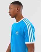 Adidas Originals California T-shirt In Blue-purple