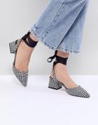 Asos Design Seymour Tie Leg Mid Heels - Multi