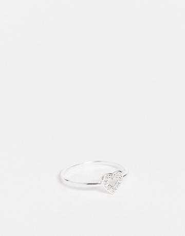 Bloom & Bay Sterling Silver Heart Ring