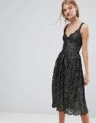 Y.a.s Lace Midi Dress - Multi