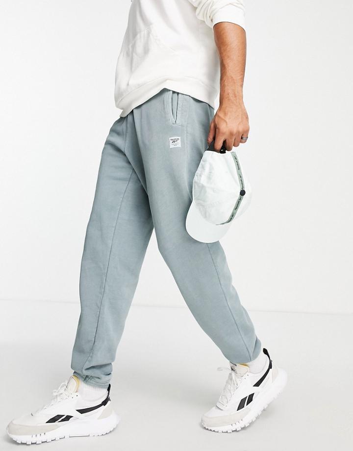 Reebok Sweatpants In Powder Blue-blues