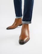 Kg By Kurt Geiger Leather Chelsea Boots - Tan