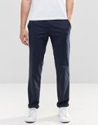 Boss Orange Chinos In Slim Fit Navy - Navy