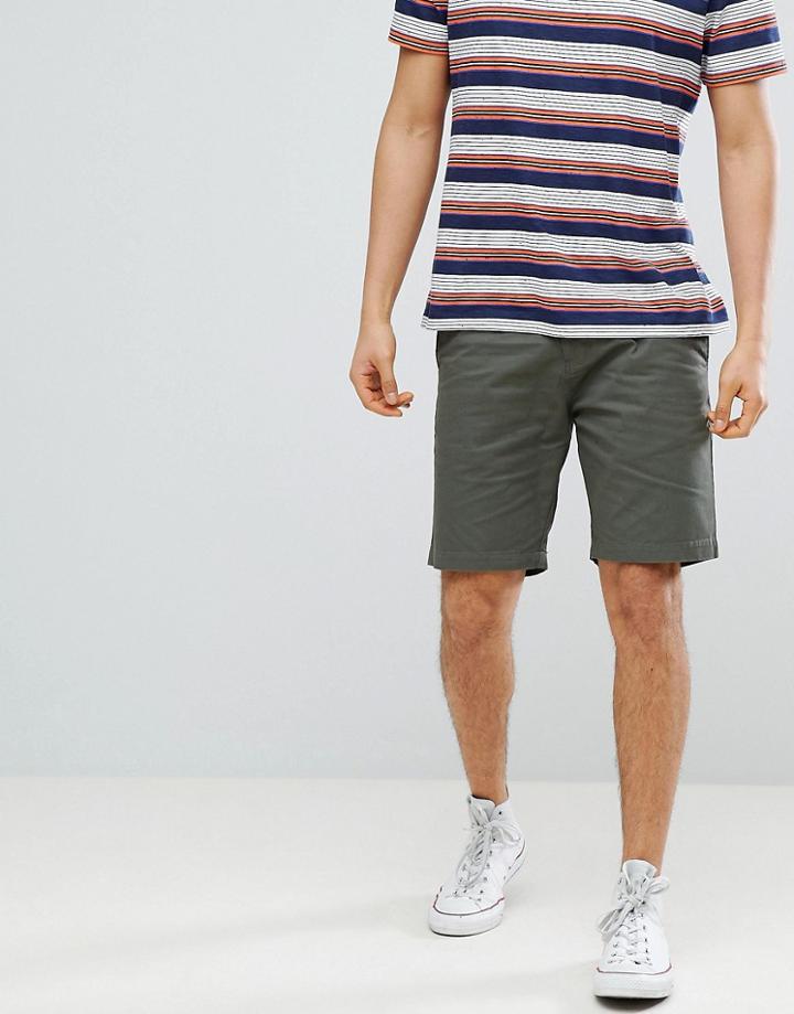 Next Chino Shorts In Khaki - Green