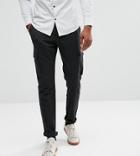 Selected Homme Tall Cargo Pant With Fleck Detail - Black