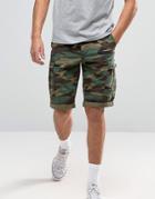 Tommy Jeans 90s Camo Cargo Shorts M21 In Green - Green