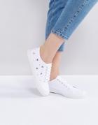 Kaltur Star Stud Lace Up Sneaker - White