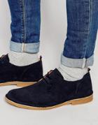 Selected Homme Royce Suede Desert Shoes - Blue