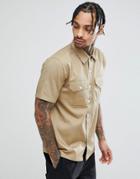 Carhartt Wip Short Sleeve Master Shirt - Beige