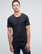 Jack & Jones Premium Longline T-shirt - Black