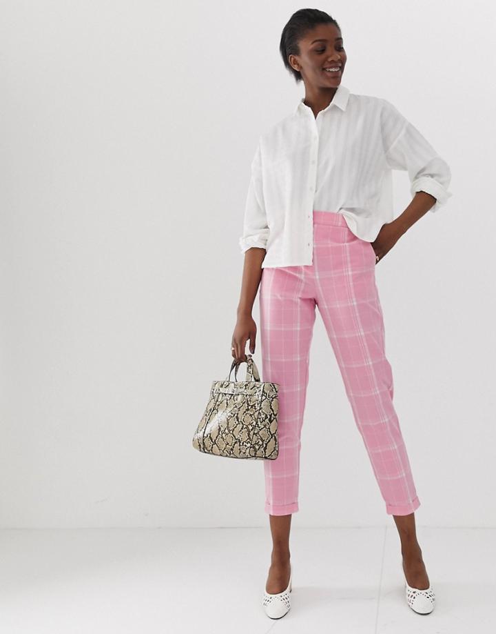 Vero Moda Bright Check Pants - Multi