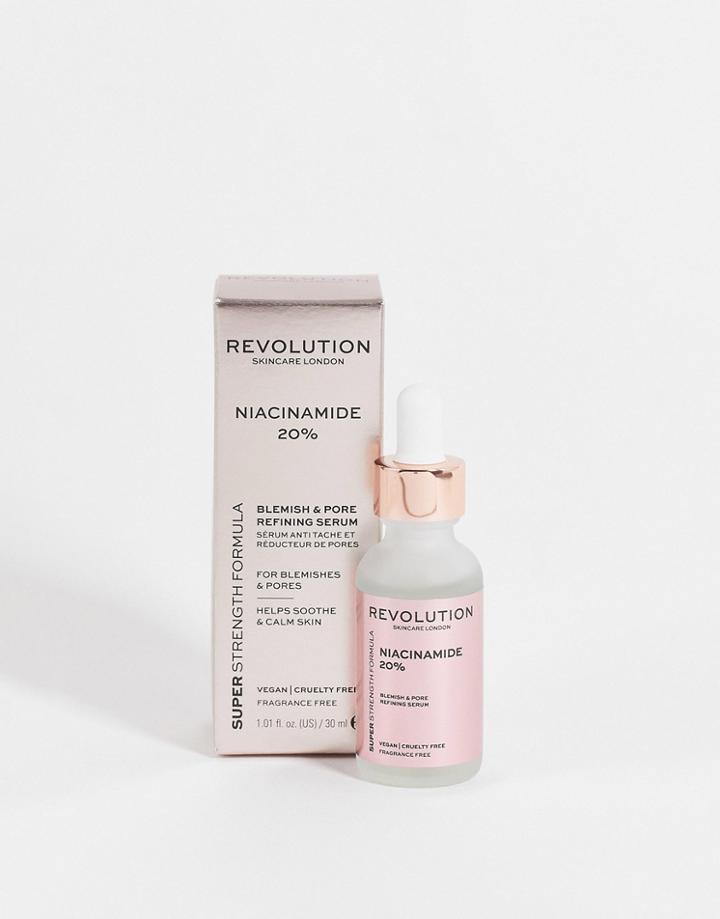 Revolution Skincare Niacinamide 20% Blemish & Pore Refining Serum 30ml-no Color
