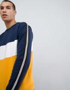 New Look Sweat With Color Block In Yellow - Yellow