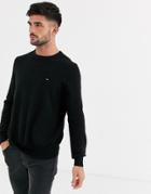 Tommy Hilfiger Signature Knit Sweater In Black