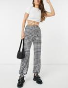 Love & Other Things Sweatpants In Houndstooth-black