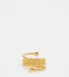 Asos Design 14k Gold Plated Coil Ring