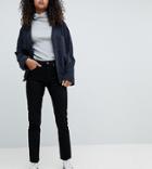 Weekday Seattle High Waist Mom Jeans With Organic Cotton In Black - Black