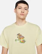 Nike Logo Twist Pack Hbr Embroidered Logo T-shirt In Cream-white