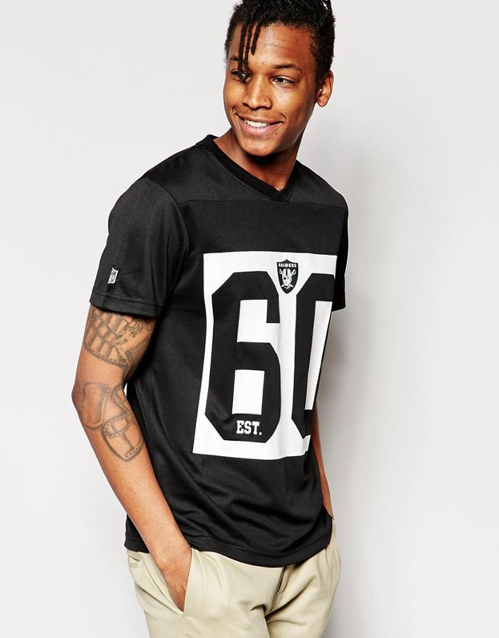 Majestic Raiders 60 Logo T-shirt - Black