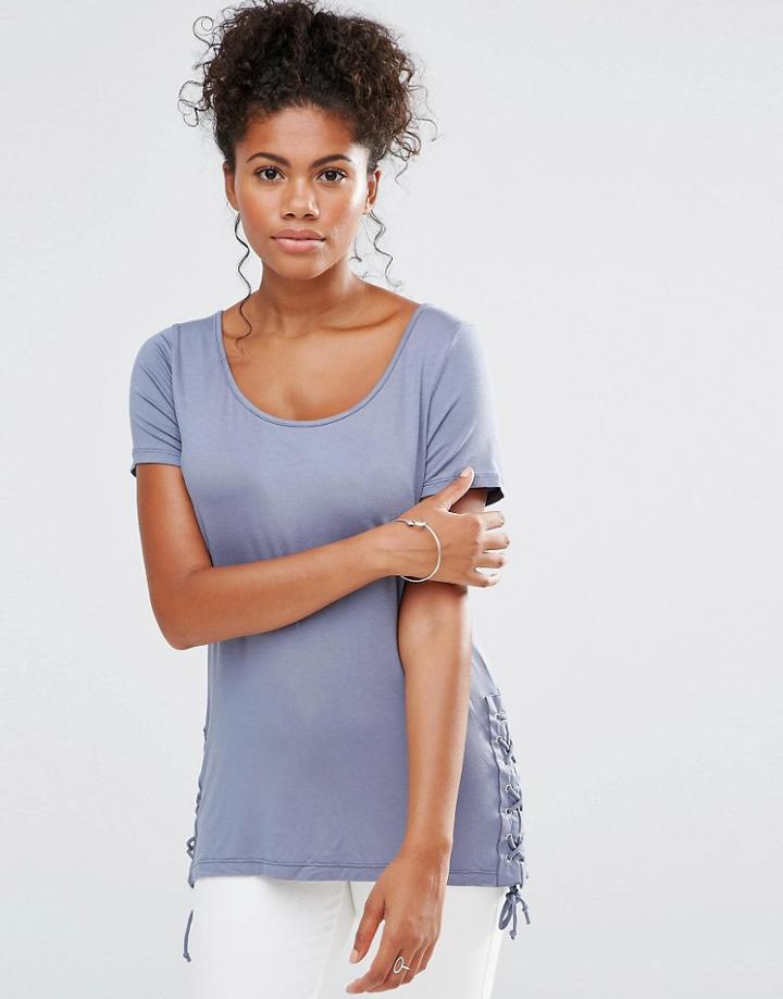 Vila Volcano T-shirt - Gray