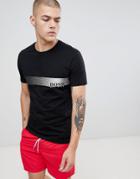 Boss By Hugo Boss Logo T-shirt In Slim Fit - Black