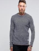 Penfield Gering Melange 2tone Sweater - Navy