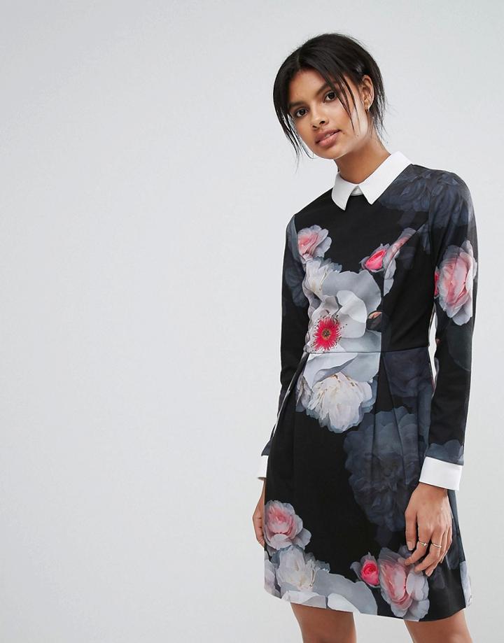 Ted Baker Chelsea Long Sleeve Dress - Black