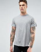 Jack & Jones T-shirt With Raglan Sleeve - Gray