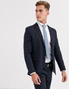 Jack & Jones Premium Super Slim Fit Super Stretch Suit Jacket In Navy