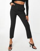 Asos Design Hourglass Slim Cigarette Pant In Black