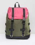 Asos Color Block Hiker Backpack - Multi