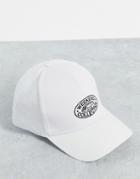 Asos Weekend Collective Baseball Cap With Logo In White