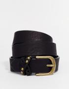 Asos Studded Keeper Jeans Belt - Black