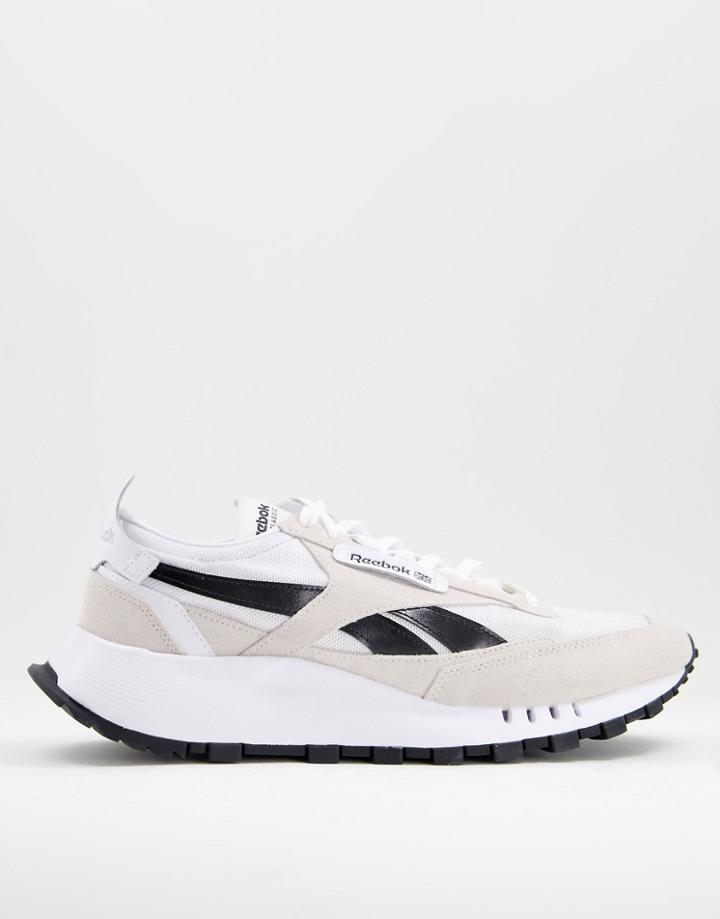 Reebok Classics Legacy Sneakers In Chalk And Black-white