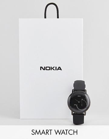 Nokia Haw01 Steel Activity & Sleep Tracker Smart Watch In Full Black 36mm - Black