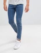 Weekday Form Super Skinny Jean Mid Standard - Blue