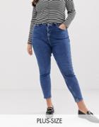 New Look Curve Mom Jeans - Blue