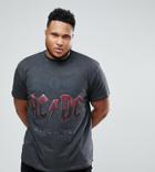 Replika Plus T-shirt With Ac Dc Print - Black