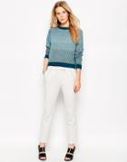 Le Mont St Michel Straight Leg Pants - Gray