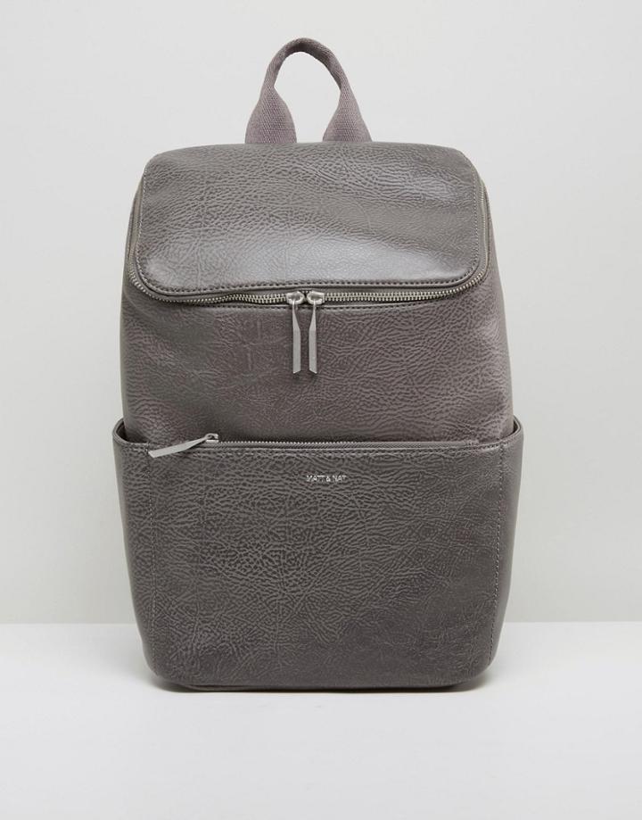Matt & Nat Brave Backpack In Gray - Gray