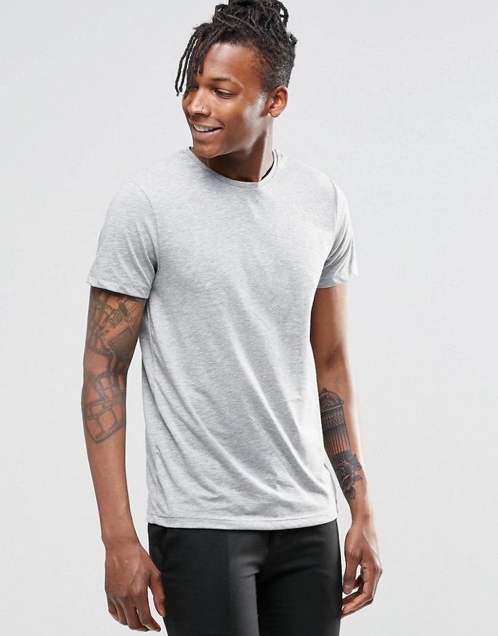 Adpt Crew Neck T-shirt - Gray