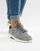 Next Sneakers With Textured Knit In Gray - Gray