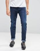 Diesel Buster 0845k Slim Fit Jeans - Overdye Blue