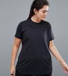 Asos 4505 Curve Training T-shirt In Loose Fit - Black