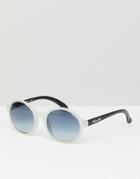 Miss Kg Round Sunglasses - White