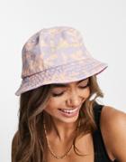 Quiksilver Classic Floral Bucket Hat In Pink