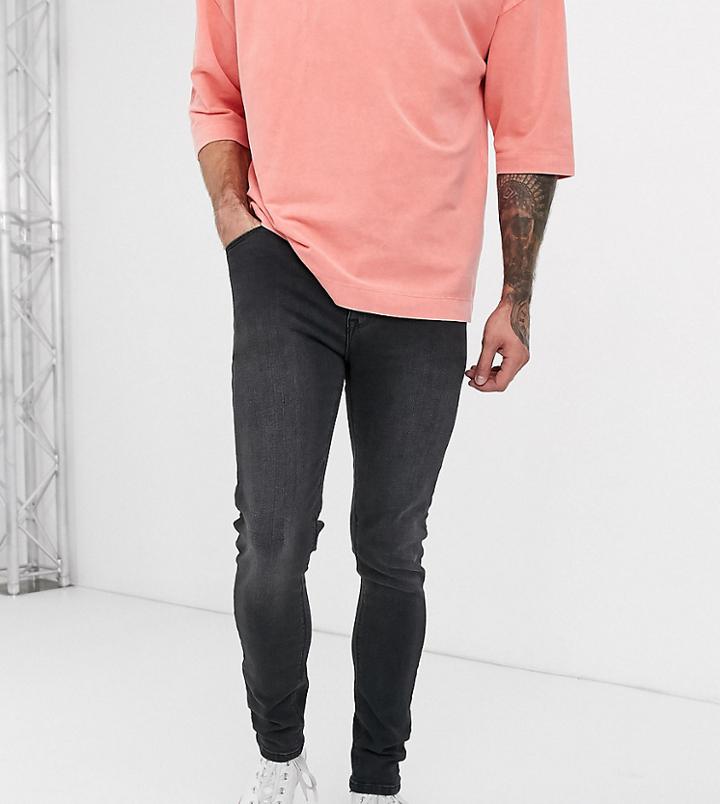 Heart & Dagger Skinny Jeans In Washed Black