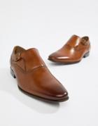 Aldo Qerrasen Monk Shoes In Tan Leather - Tan