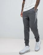 Asos Drop Crotch Jogger In Gray Quilted Design - Gray