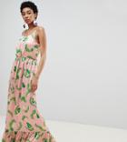 Vero Moda Tall Tropical Maxi Dress - Multi
